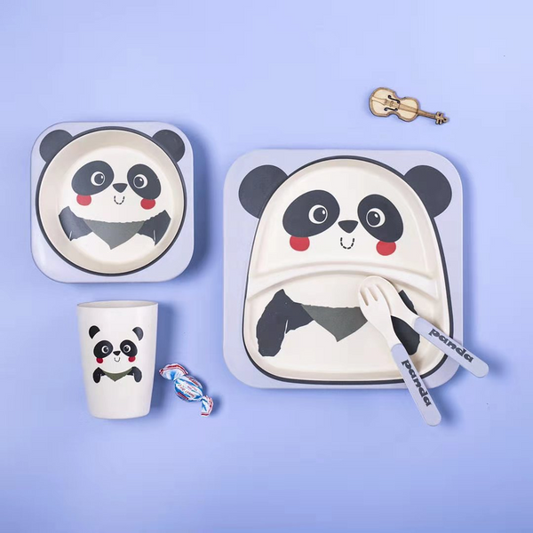 Set de Alimentación de Bambú para Niños