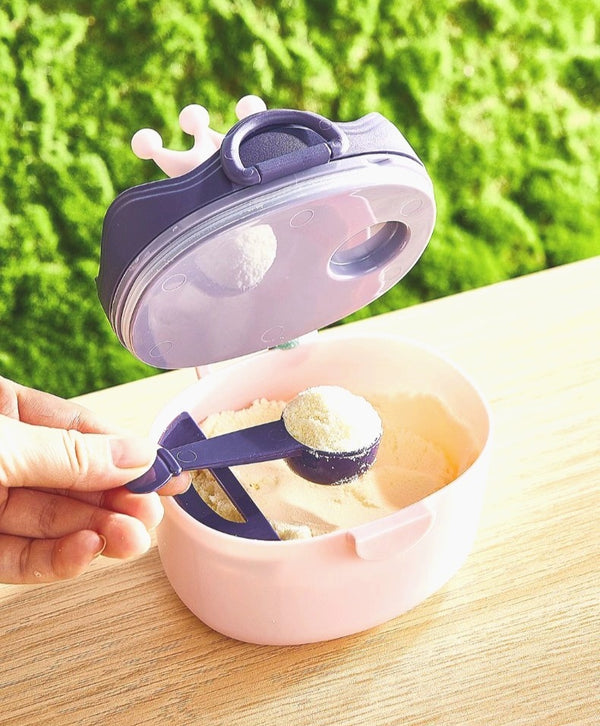 Dispensador de leche en polvo portátil