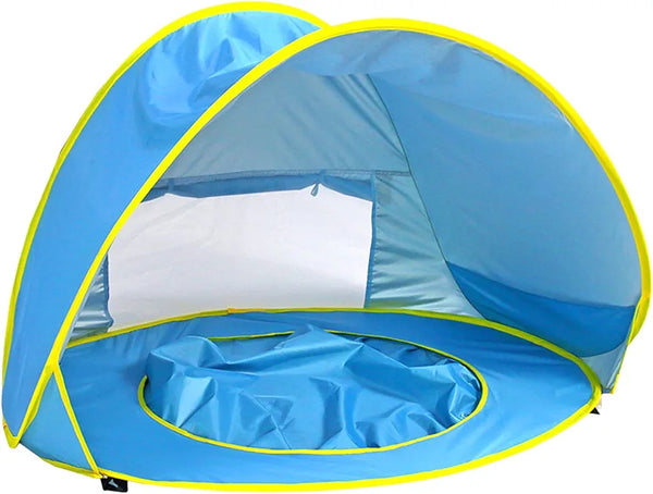 Carpas con protección UV más piscina incorporada Verano