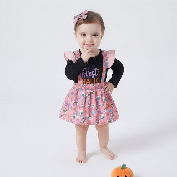 Conjunto Halloween My First Halloween Rosa