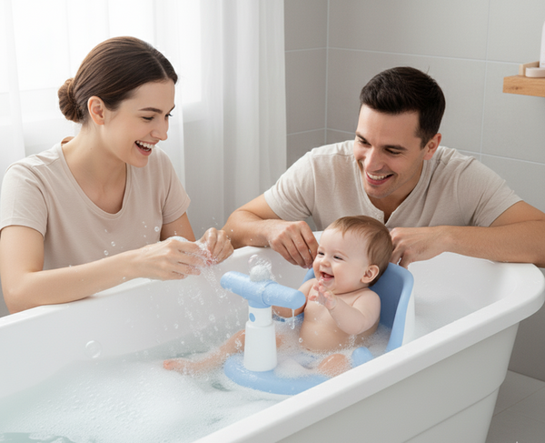 Asiento de ducha antiresbalante para bebés