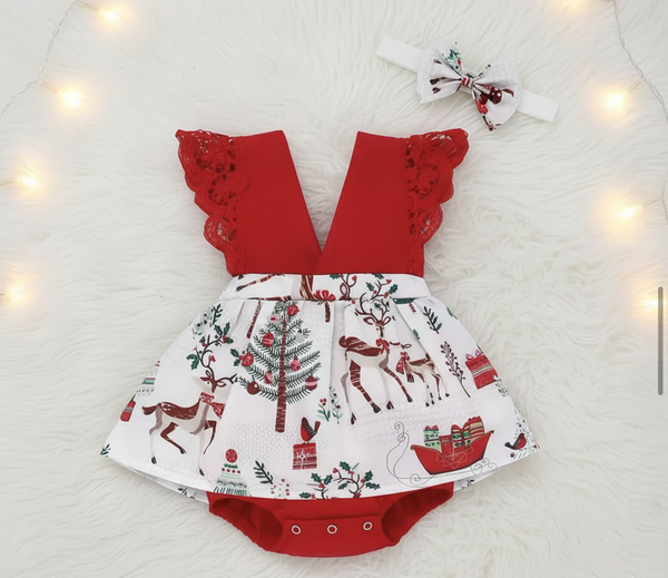 Vestido Para Niña De Navidad
