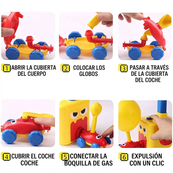 Coche a Propulsión de Aire Balloon Car Air Power