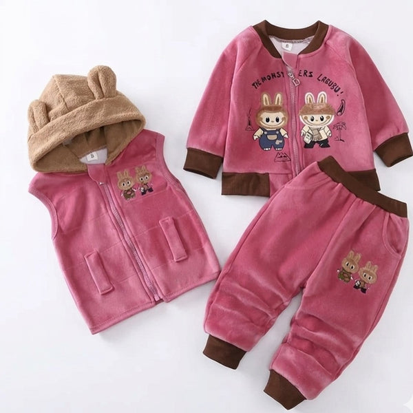 Conjunto Plush Orejitas Invierno
