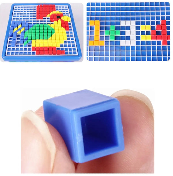 Juego de Mesa Educativo Puzzle Art de Mosaicos y Pixel Art