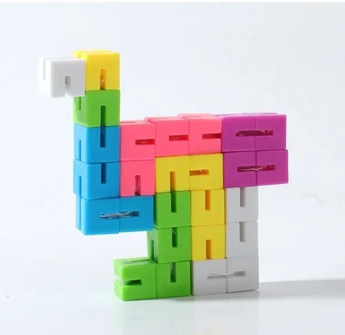 Cubo Mágico Articulado 3D y Bloques Transformables