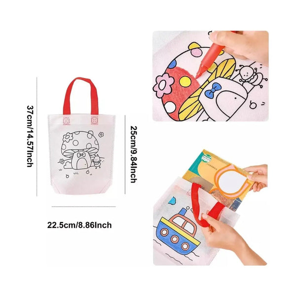 Pack de 10 Bolsitas Ecológicas para Colorear con Lápices de Colores