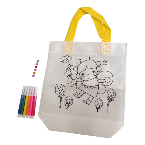Pack de 10 Bolsitas Ecológicas para Colorear con Lápices de Colores