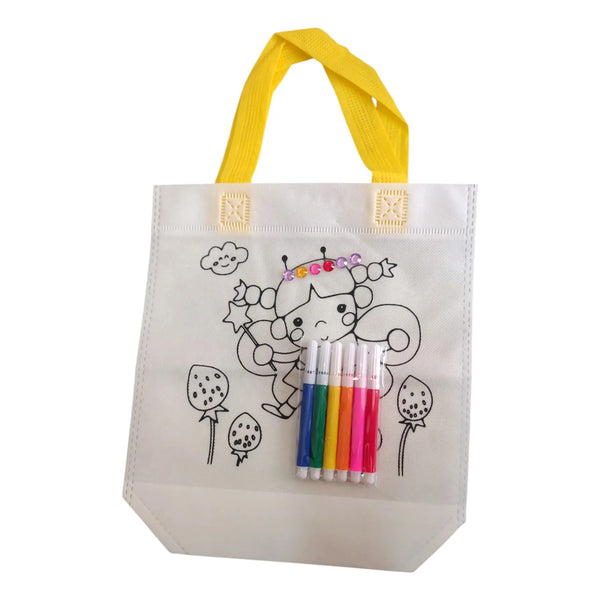 Pack de 10 Bolsitas Ecológicas para Colorear con Lápices de Colores