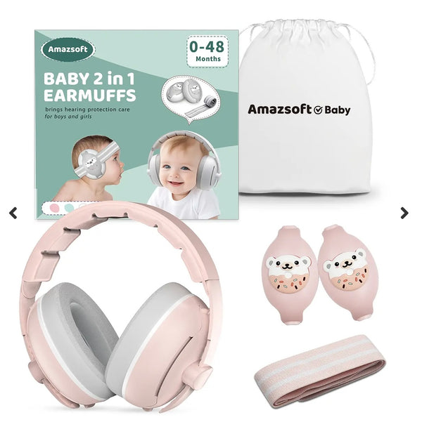 Protectores Auditivos 2 en 1 para bebés y niños
