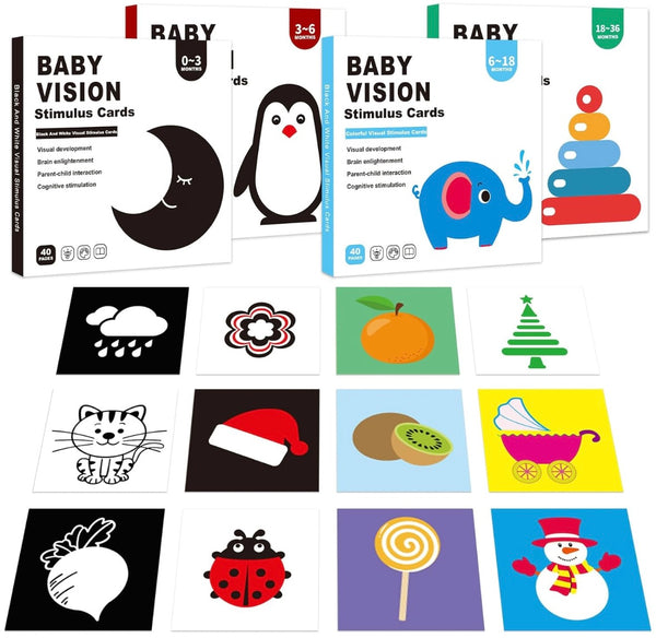 Tarjetas de Estimulación Visual para Bebés 0 a 36 meses
