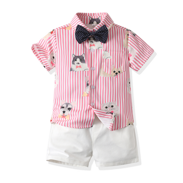 Conjunto de Camisa Rayas