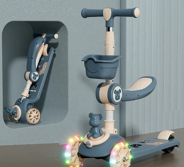 Scooter Infantil con Luces y Accesorios