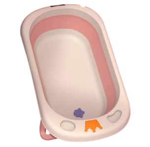 Bañera Plegable con Termómetro Digital