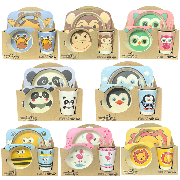 Set de Alimentación de Bambú para Niños