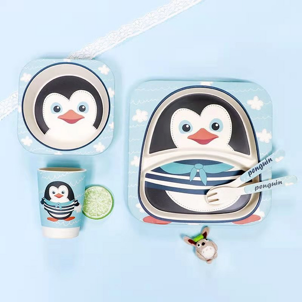 Set de Alimentación de Bambú para Niños