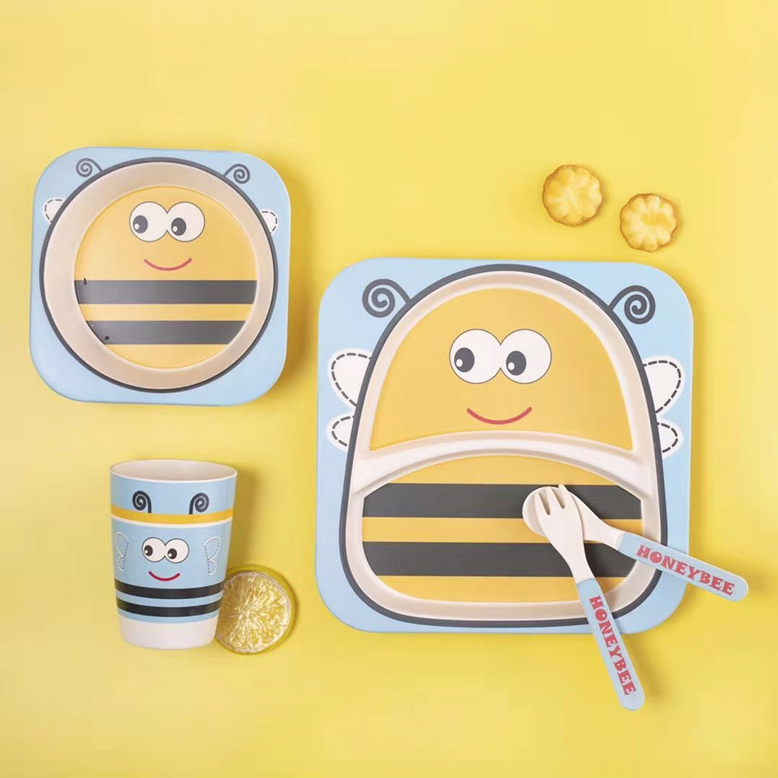 Set de Alimentación de Bambú para Niños