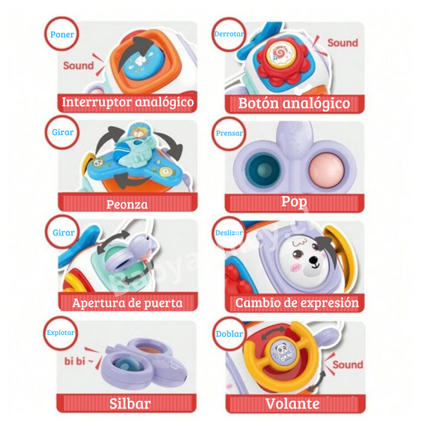 Juguete Montessori 8 en 1 para bebés