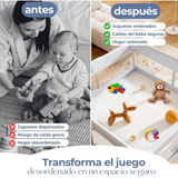 Corral para Bebés + Alfombra Play Mat Reversible