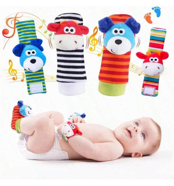 Set sonajero calcetines y brazaletes
