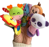 Títeres con adorables animales de granja