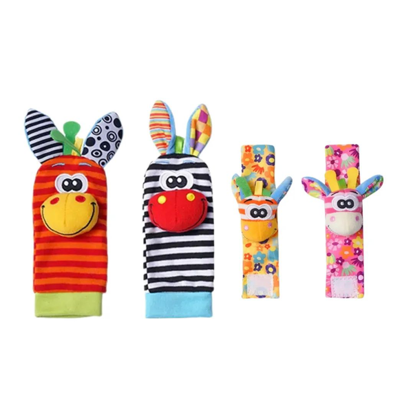 Set sonajero calcetines y brazaletes