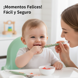 Cuchara de Alimentación 2 en 1 Frutas y Purés Para Bebés