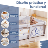 Corral para Bebés + Alfombra Play Mat Reversible