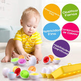 Juguete educativo huevos de encaje