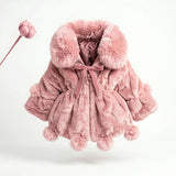 Abrigo de Peluche Elegante para Niñas