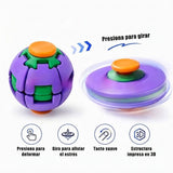 Bola Fidget 3D Antiestrés Presiona y Gira