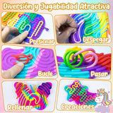 Tablero Sensorial de Silicona con Tiras