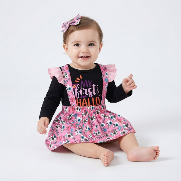 Conjunto Halloween My First Halloween Rosa