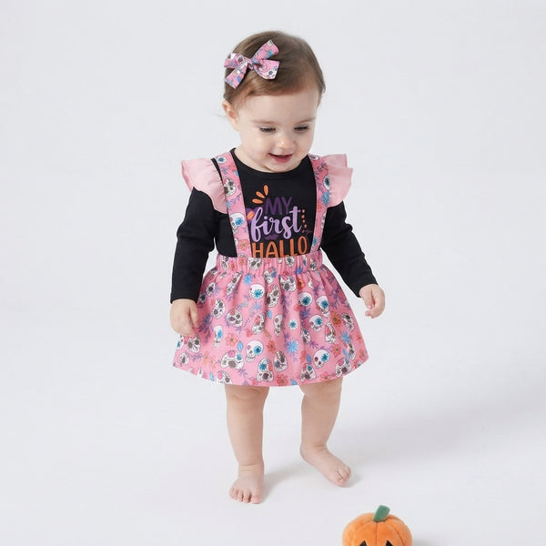 Conjunto Halloween My First Halloween Rosa