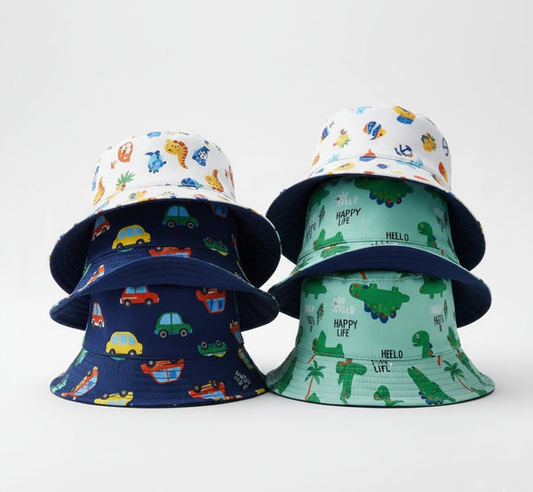 Gorro Reversible Para Niño Protección Solar