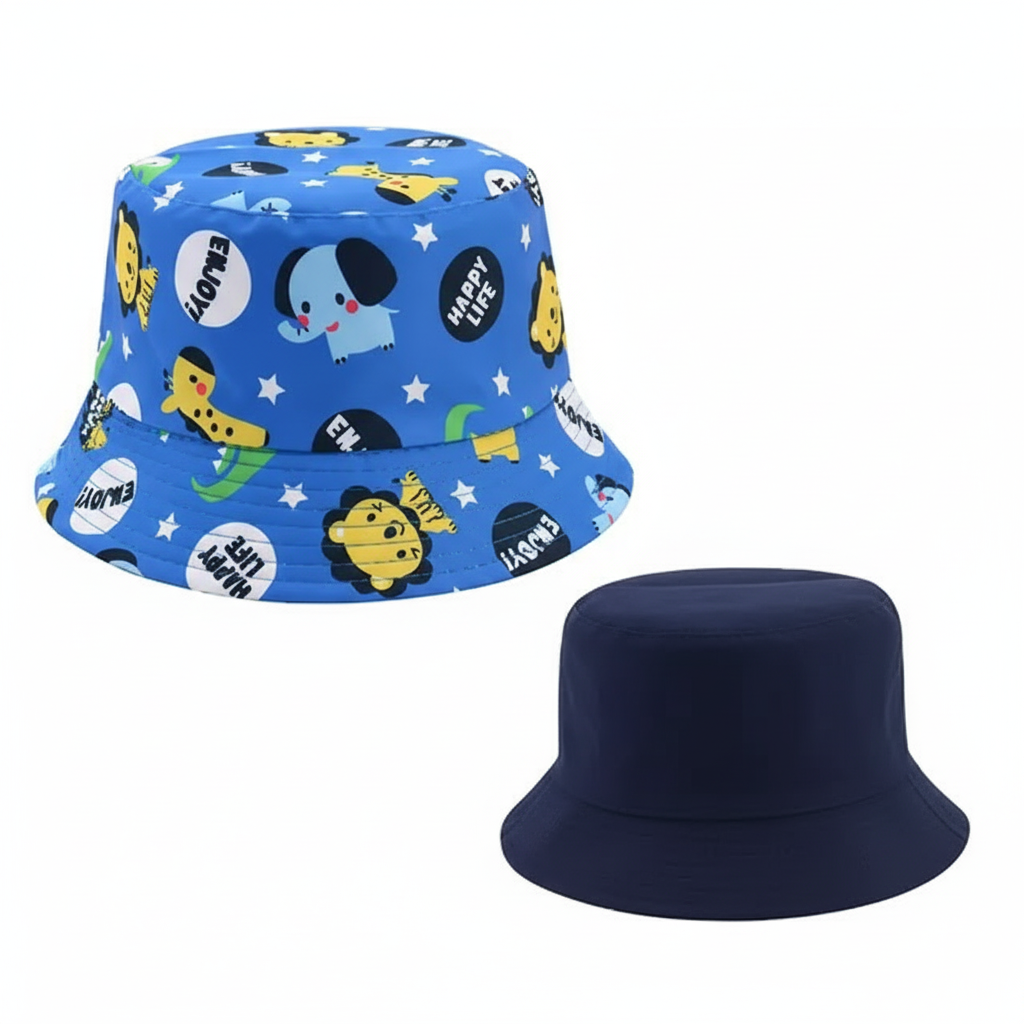Gorro Reversible Para Niño Protección Solar