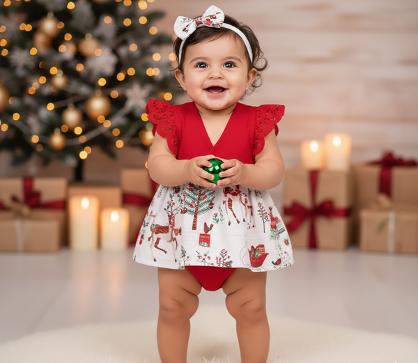 Vestido Para Niña De Navidad