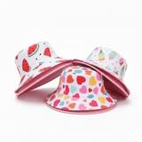 Gorro Reversible Para Niña Protección Solar
