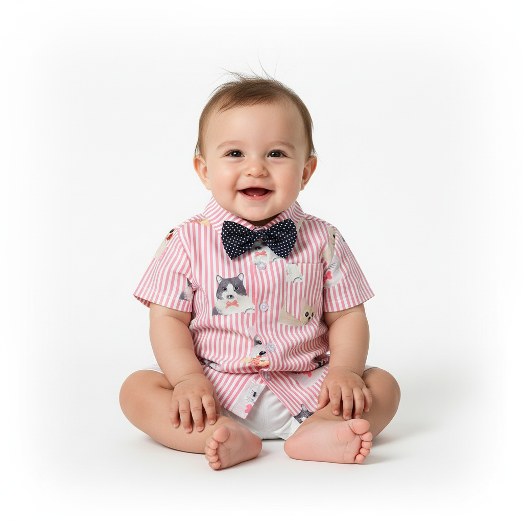 Conjunto de Camisa Rayas