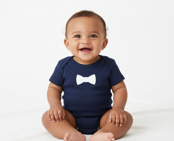 Bodies Manga Cortas Mini Gentleman Para Bebés