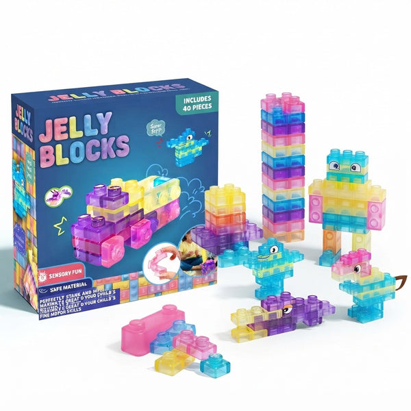 Bloques de Silicona Flexibles LEGO – 40 Piezas