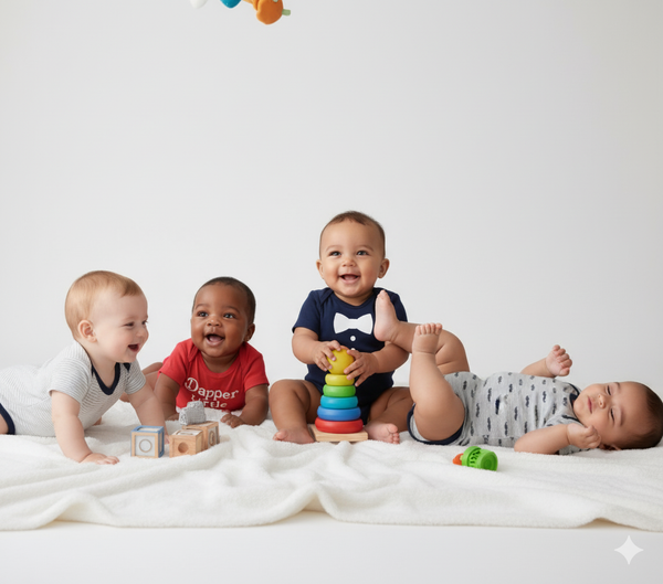 Bodies Manga Cortas Mini Gentleman Para Bebés