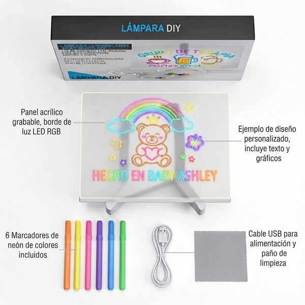 Pizarra LED Mágica Creativa