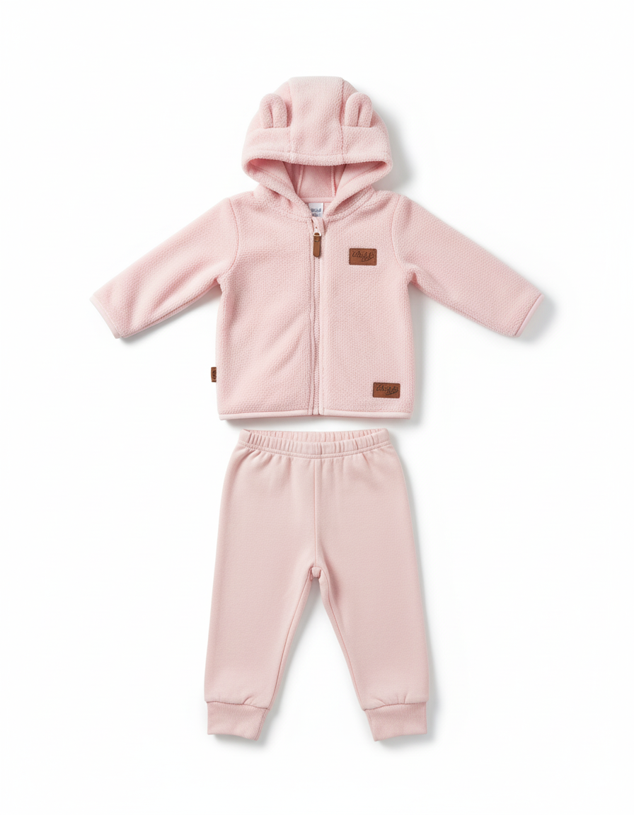 Conjunto de Chaqueta Chiporro y Buzo Suave Niña