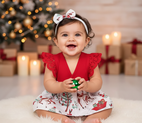Vestido Para Niña De Navidad