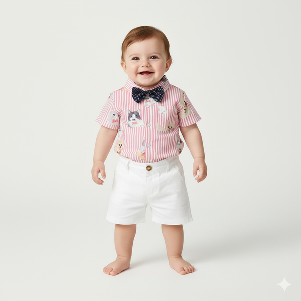 Conjunto de Camisa Rayas