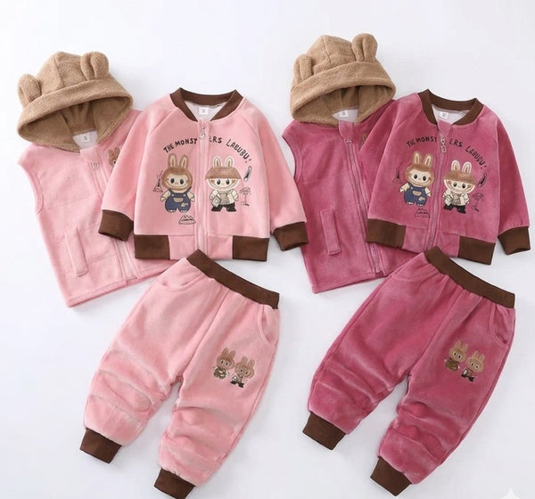 Conjunto Plush Orejitas Invierno