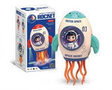 Cohete Pulpo Espacial Proyector y Vapor de Agua