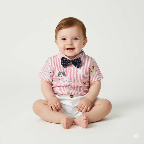 Conjunto de Camisa Rayas