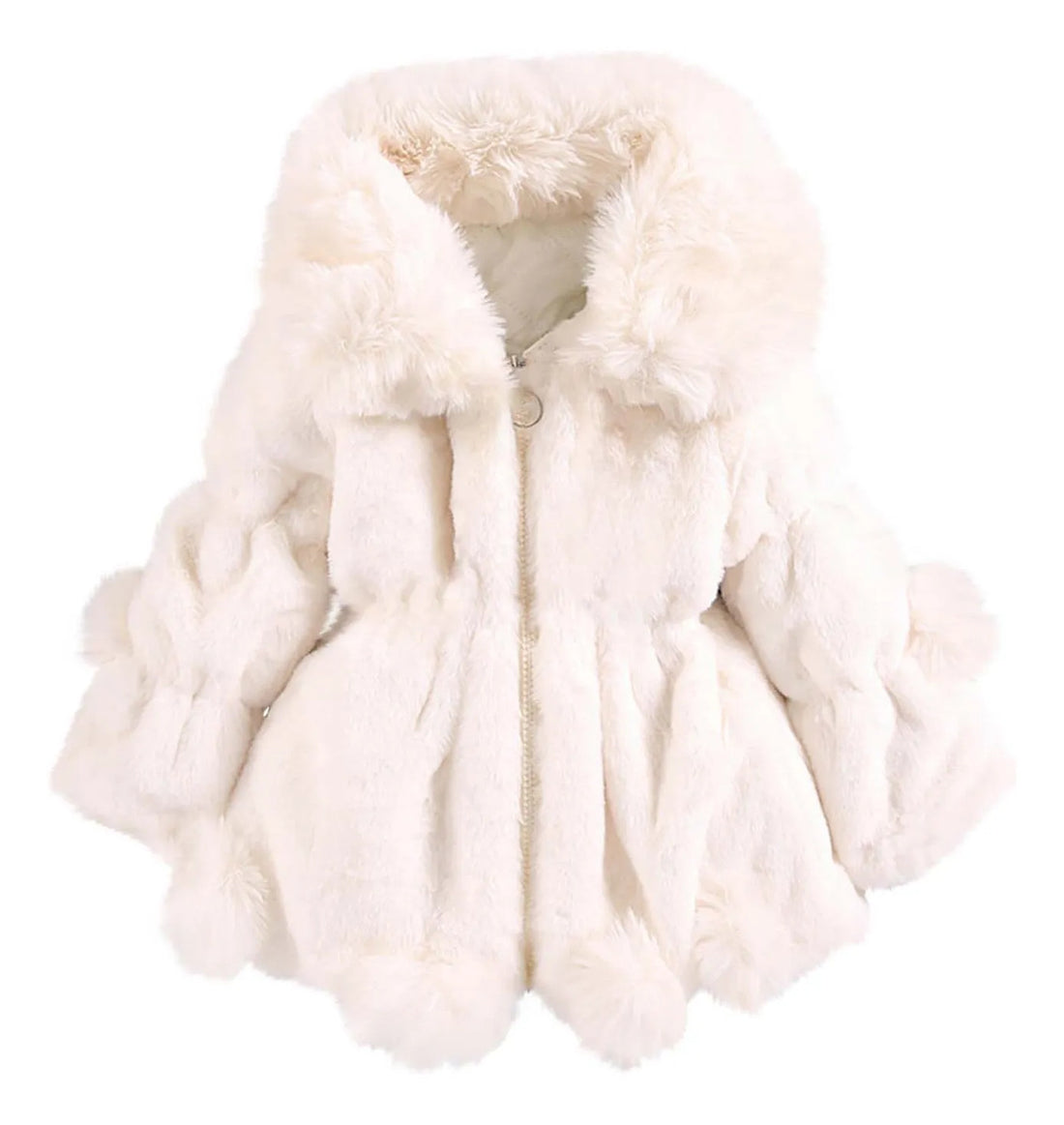 Abrigo de Peluche Elegante para Niñas